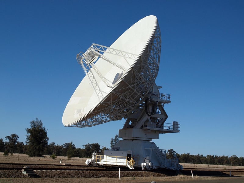 Space telescope observing the universe